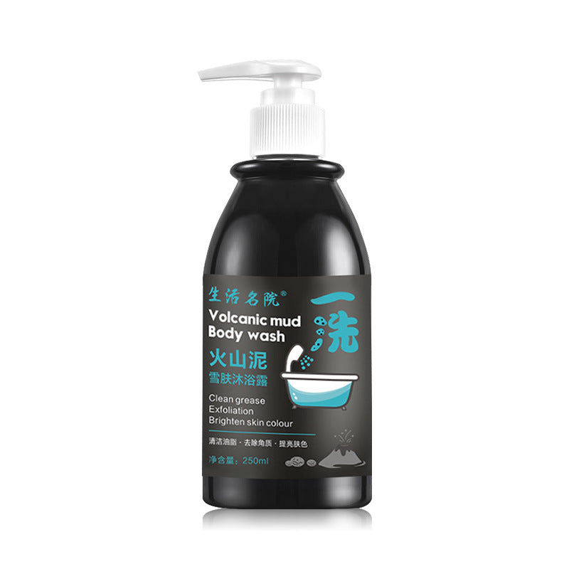 Volcanic mud shower gel
