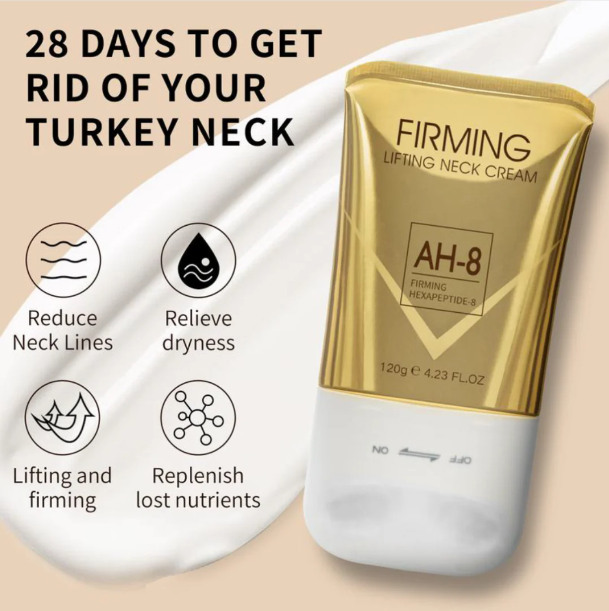 TIGHTEN & LIFT NECK CREAM by CocoBeauty