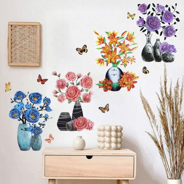 (🎁2024-Christmas Hot Sale🎁)Best Gift For Holiday 🔥3D Vase Sticker
