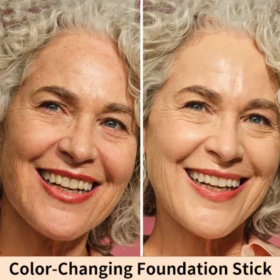 Cream Stick V White Korean Color-Changing Foundation Stick with Volufiline