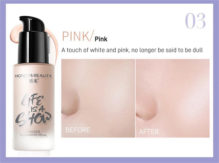 Burst water drop base cream