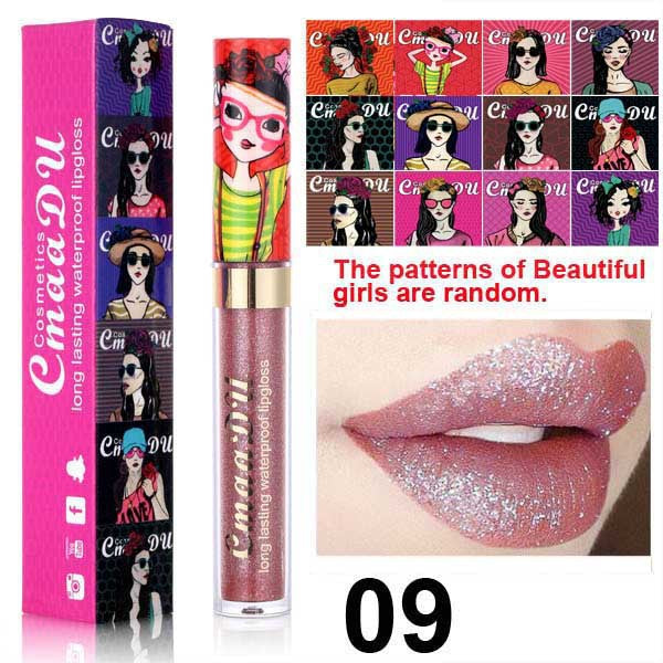 2024 CmaaDu Magic Glitter Waterproof Lasting Lip Gloss