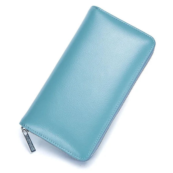 🔥Unisex Anti-Credit Card Fraud Multi-compartment Genuine Leather Wallet