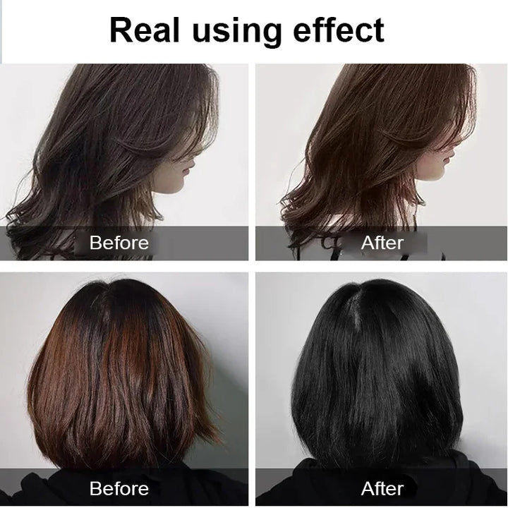 Natural plant extract bubble hair dye