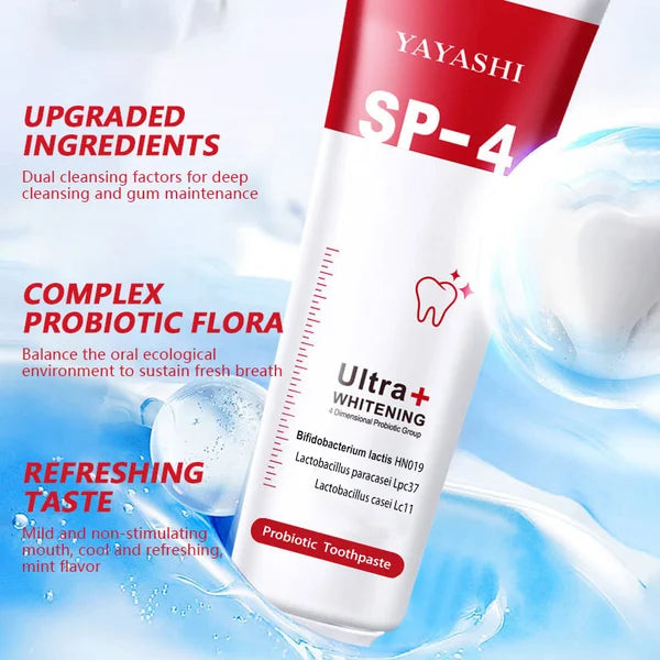 🔥2025 HOT SALE - YAYASHI SP-4™ Probiotic Whitening Toothpaste