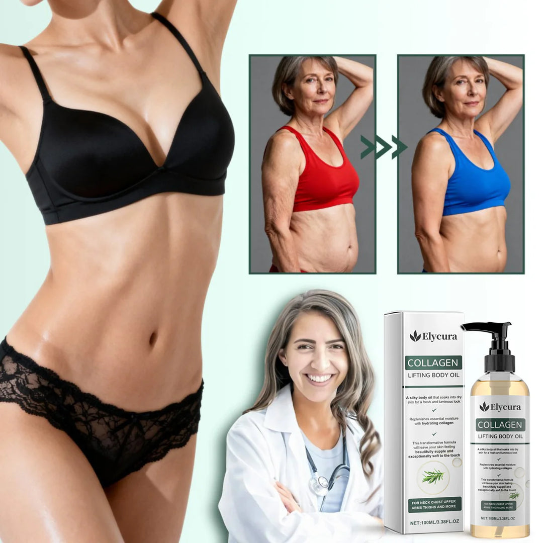 Elycura™ Collagen Oil | Tightens and lifts sagging skin by 98% within 24 hours
