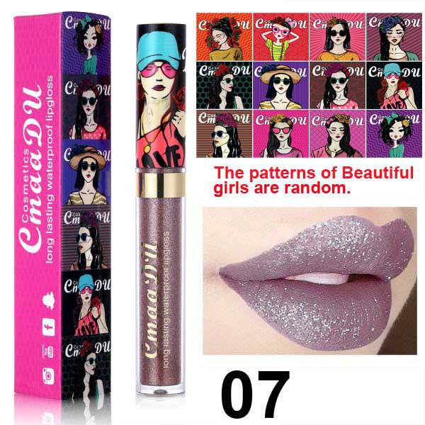 2024 CmaaDu Magic Glitter Waterproof Lasting Lip Gloss