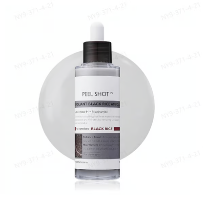 💥Peel Shot Glow Rice Ampoule Duo - Serums for Brightening, Exfoliating, and Moisturizing🌾