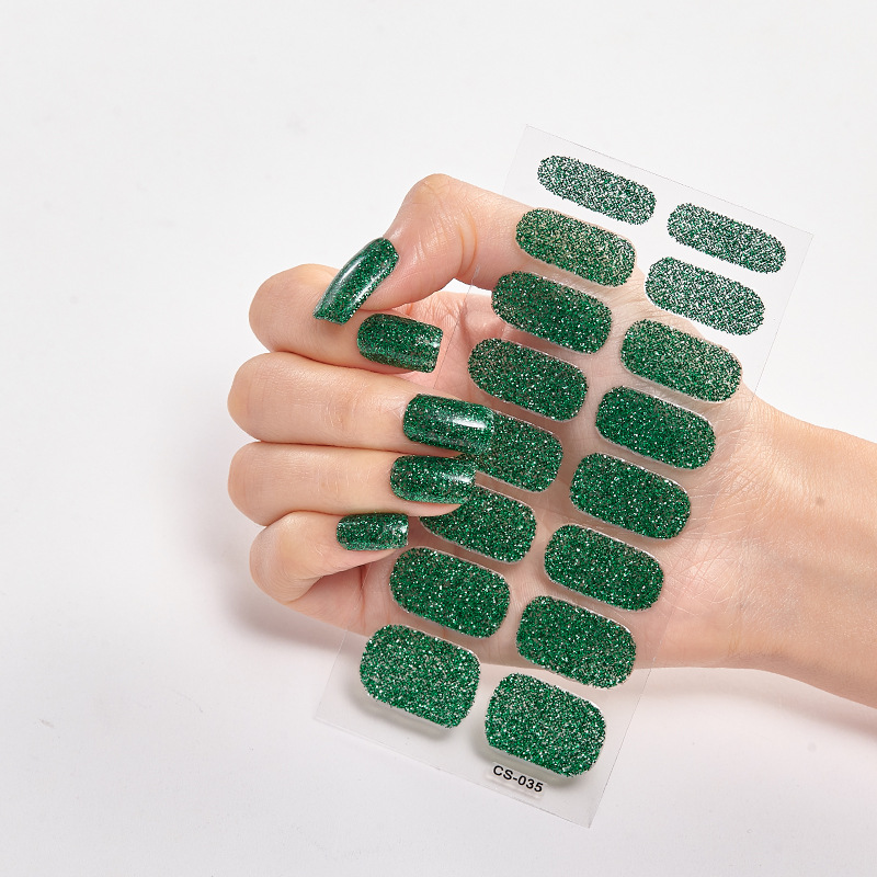 Glitter Nail Self Decals