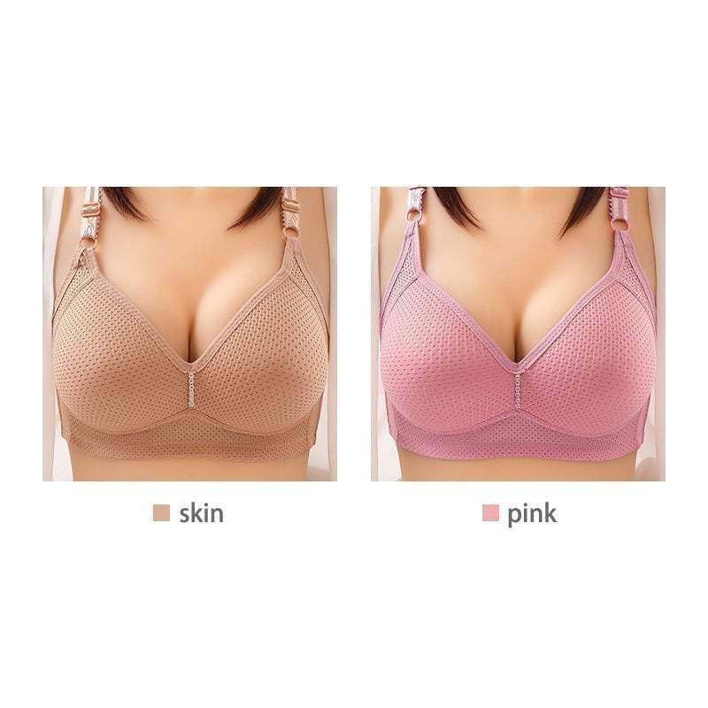 (🎁2025 New Year Hot Sale🎁)🔥Plus Size Bra Women Underwear Wire Free Comfort Soft Breathable🔥