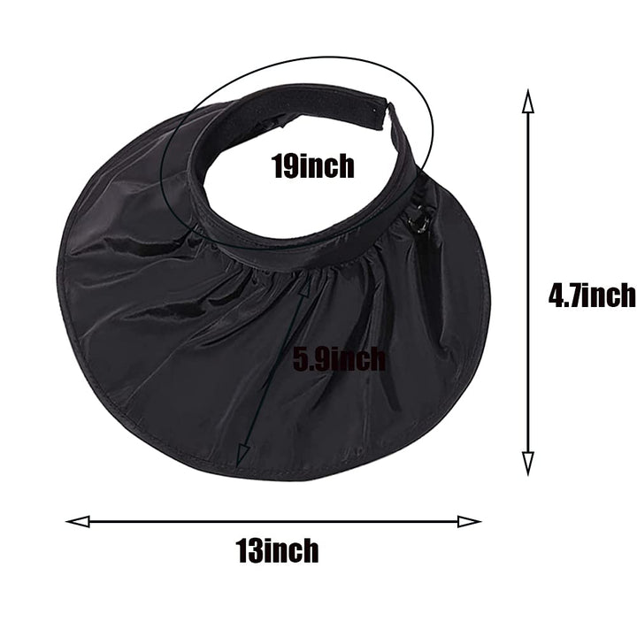 2 in 1 Sun Visor Hat Wide