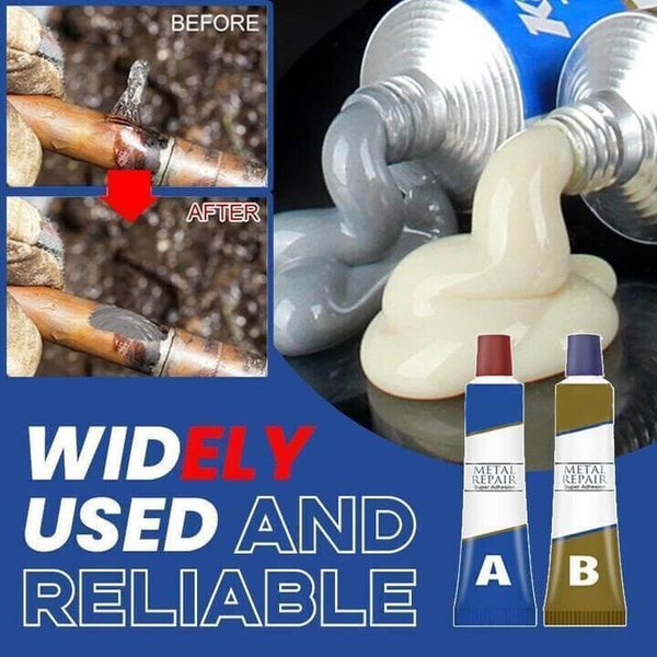 Metal repair glue