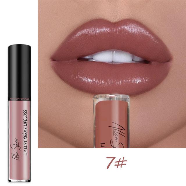 2025 NEW 12 Color Waterproof Long Lasting Moist Lip Gloss Plumper Liquid Lipstick
