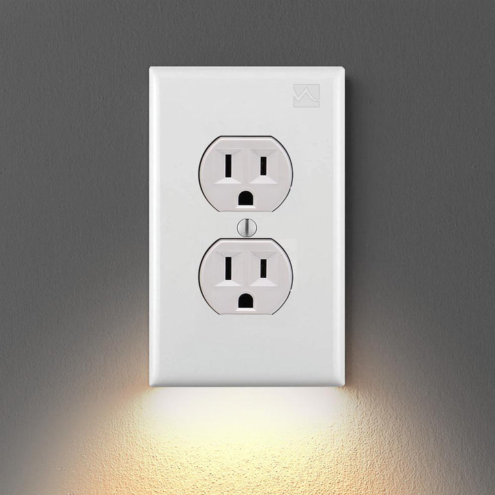 Outlet Wall Plate With Night Lights