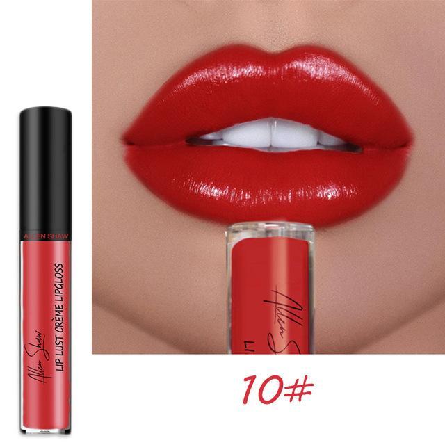 2025 NEW 12 Color Waterproof Long Lasting Moist Lip Gloss Plumper Liquid Lipstick