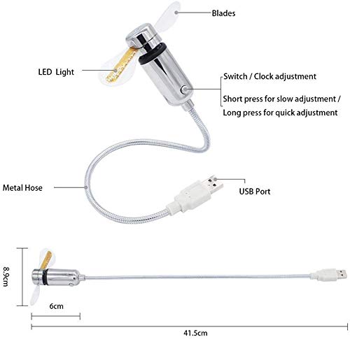 New Mini USB LED Clock