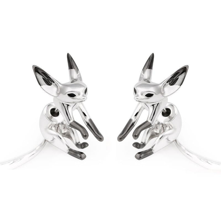 WAGGING TAIL FOX EARRINGS