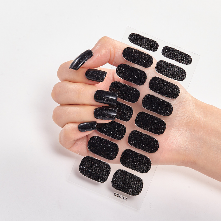 Glitter Nail Self Decals
