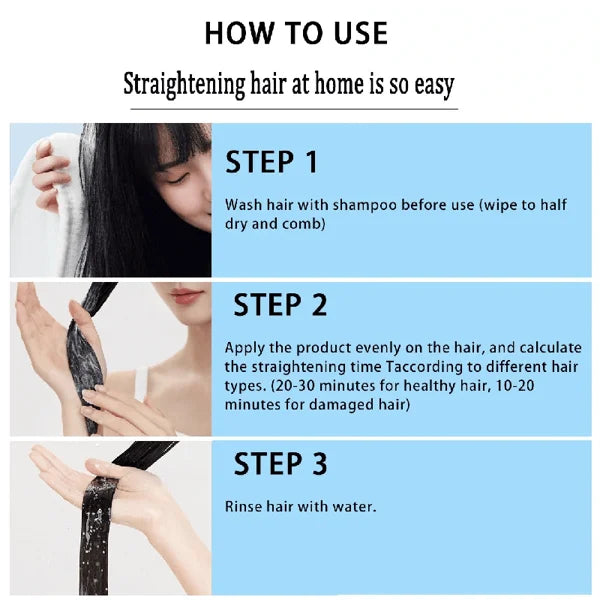 🔥Buy 2 Get 1 Free-Silk & Gloss Hair Straightening Cream