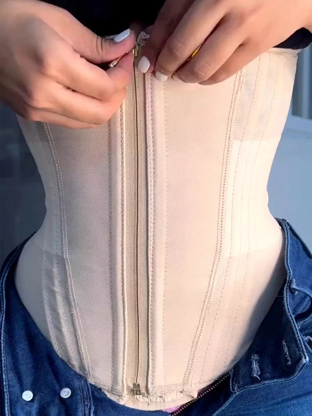 Zip & Breasted Body Shaper Tank Top