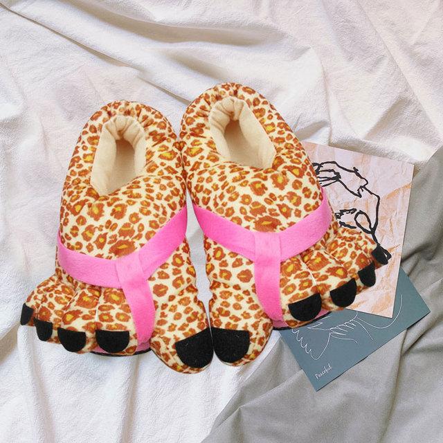 Indoor Funny Big Foot Cotton Shoes
