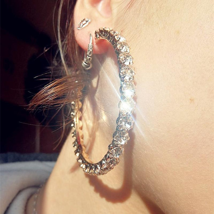 Eternity Hoop Earrings